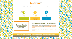 Desktop Screenshot of horizontvzw.be