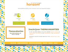 Tablet Screenshot of horizontvzw.be
